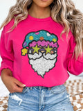 Star Santa (Faux Glitter)
