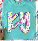 Kentucky KY Christmas Light Tee