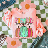 Pumpkin Weather Comfort Color Adult Sweatshirts