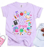 Girls Back To School Youth Comfort Color T-Shirts