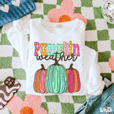 Pumpkin Weather Comfort Color Adult Sweatshirts