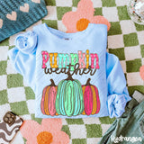 Pumpkin Weather Comfort Color Adult Sweatshirts