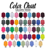 Sports Game Day Chenille Patch Sweatshirt (colors to choose from)
