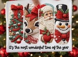 Faux Yarn It’s The Most Wonderful Time Of The Year Printed Sweatshirt