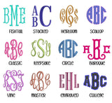 Monogramed Low Profile Hat's