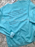 Love Like Jesus Comfort Color Sweatshirt (CHOOSE 2 COLORS AS THEY SALE OUT FAST)