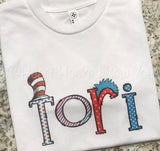 Custom Dr Seuss Childs Tee